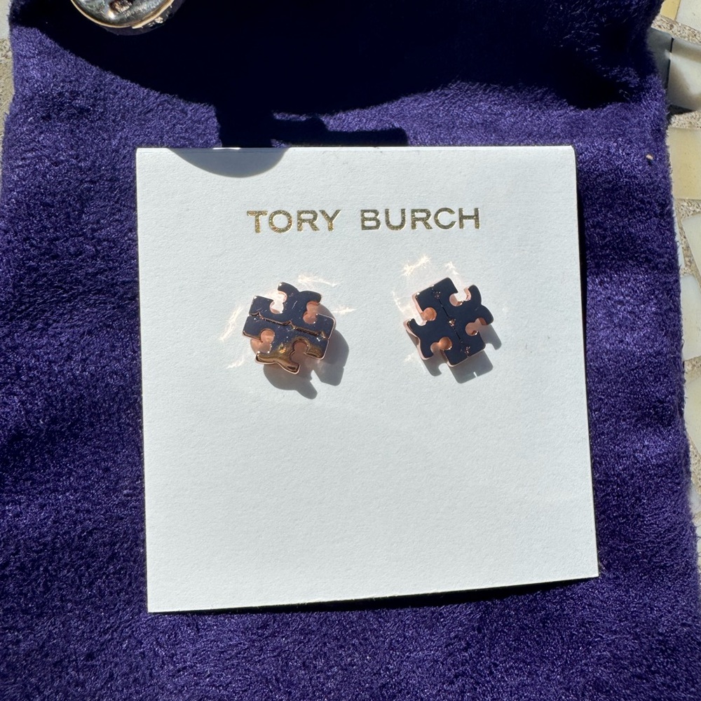 Tory Burch Rose Gold Earrings
